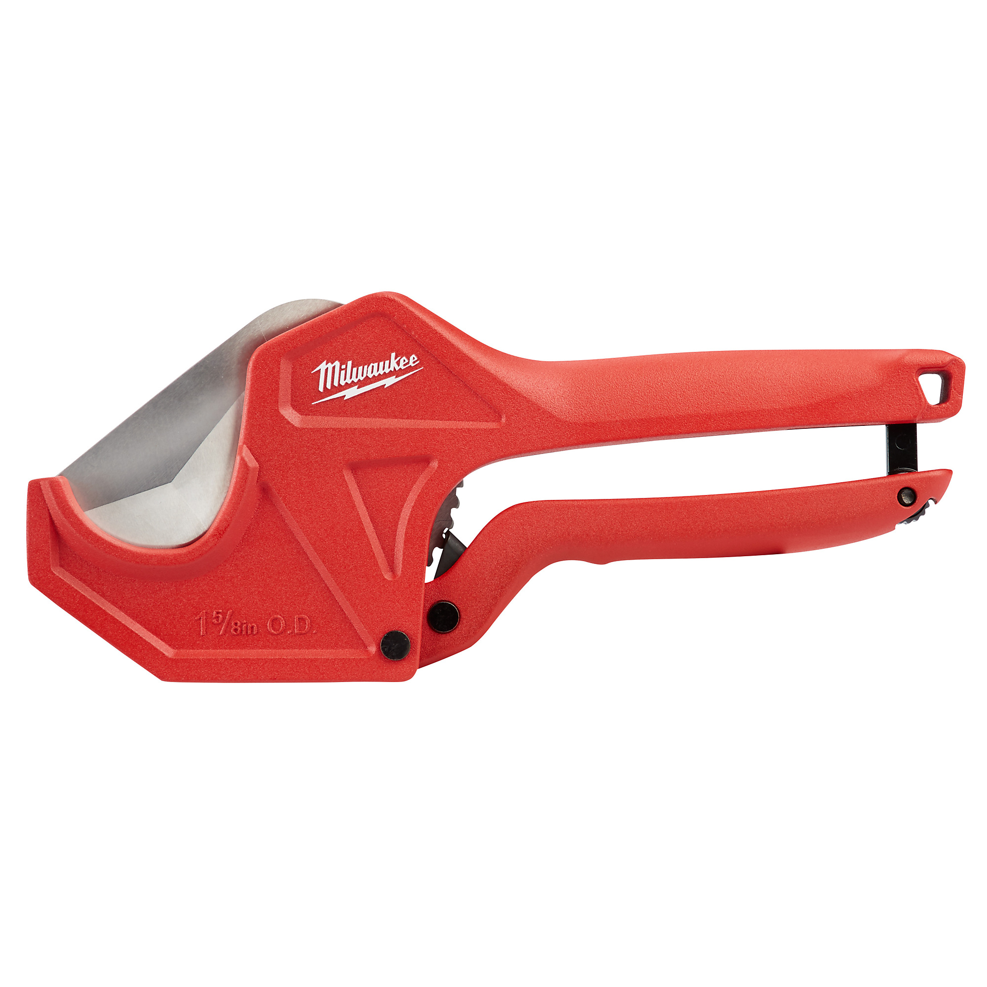 Milwaukee, 1-5/8in. Ratcheting Pipe Cutter, Max. Diameter 1.38 in, Blade Material Stainless Steel, Length 6.05 in, Model# 48-22-4210